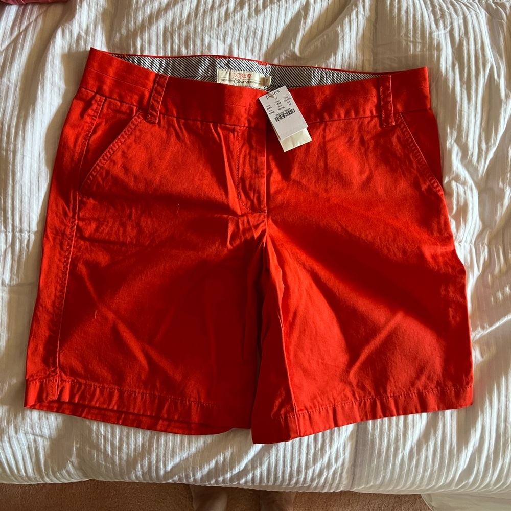 J Crew 9 inch chino shorts. New wit tags